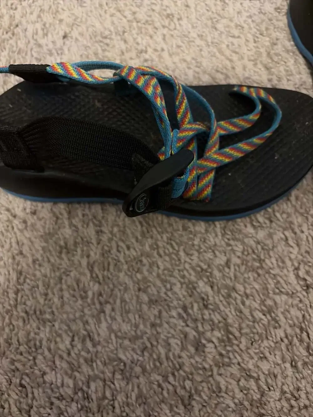 Chaco ZX2 Classic Kids/Youth Sandals Rainbow Multi-Strap